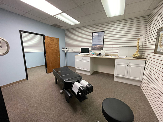 Chiropractic Norcross GA Adjustment Table In Room