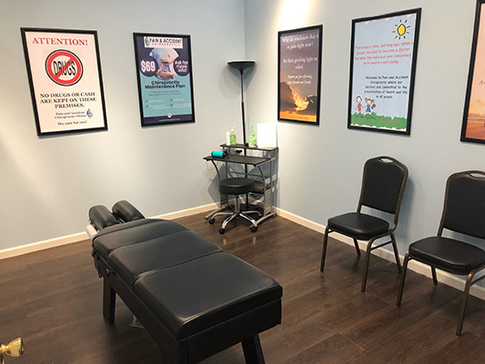 Chiropractic Winder GA Adjustment Room